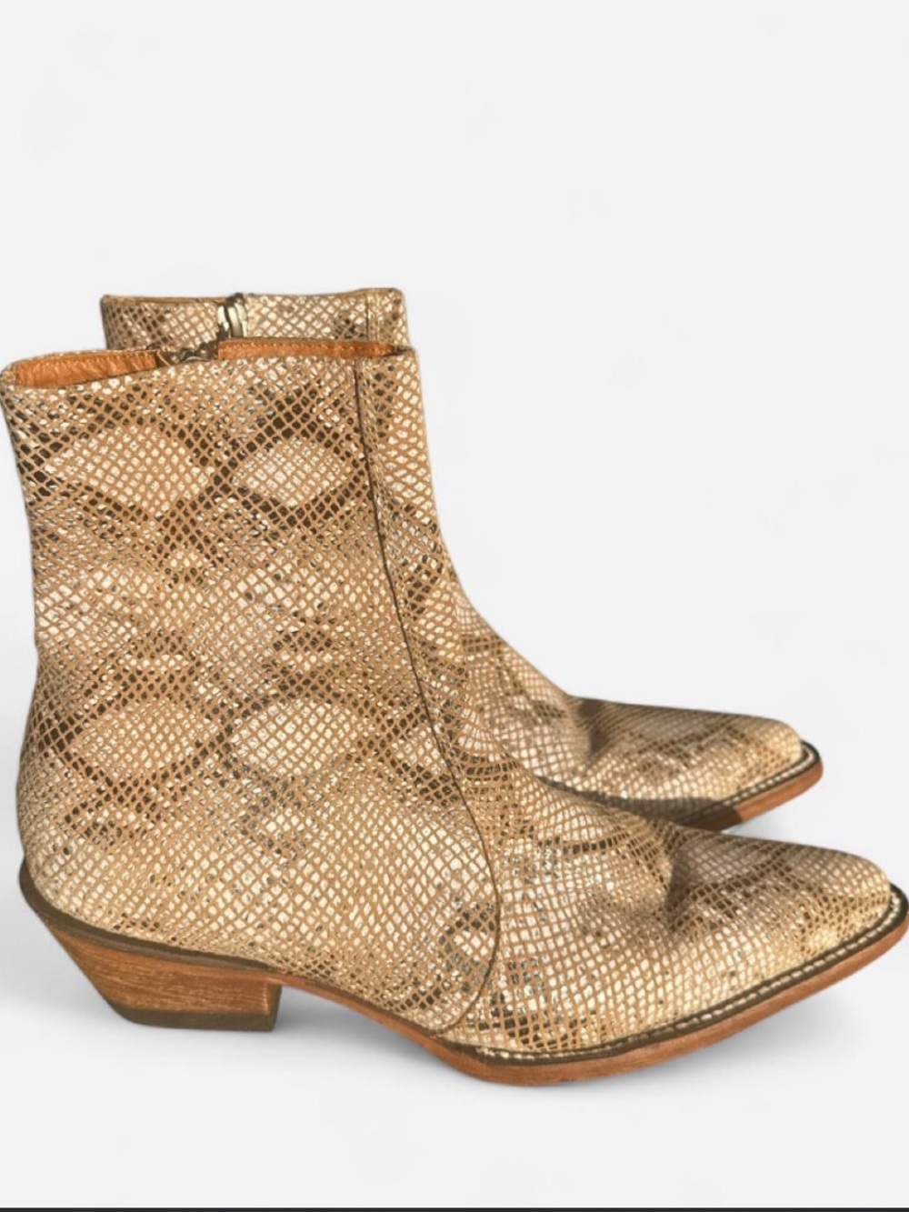 New* Authentic Cannes Snake western Cowboy boots